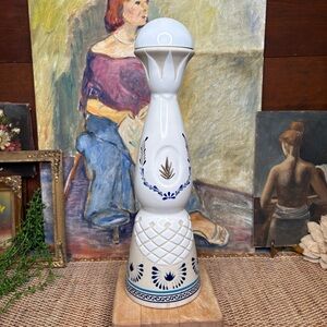 Clase Azul Anejo Tequila Bottle Hand Painted Signed/Numbered 750mL EMPTY